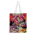 thumbnail image 1 of Invader Zim Bolso de tela con estampado de lienzo para mujer, bolsa de compras reutilizable y estética, con cremallera interior, regalo para mujer,40*45cm., 1 of 6