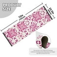 thumbnail image 3 of Splash Pink Pattern Bedroom Runner Rug 2'x 6' Non Slip Carpet Indoor Home Area Rug Living Room, 3 of 8