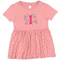 thumbnail image 3 of Inktastic 1st Birthday Party 1 Year Old Girls Girls Baby Dress, 3 of 5