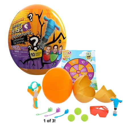 HobbyKids Jackhammer 10-Inch Egg Includes 11 Surprises to Crack Open, Kids Toys for Ages 3 Up, Gifts and Presents