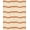 Beige Cream Tan, Pattern 4, variant on ODIKA 9'x12' Washable Area Rug Low Pile, Flatwoven, Abstract Stripe Wave Minimalist Neutral Cream Beige Composition Refined for Great Room, Indoor Concept, Large Living