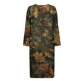 thumbnail image 6 of FOR U DESIGNS Hunting Camo Pattern Women Nightgown Soft House Dresses for Woman with Pockets, Lightweight Elastic Fabric Robes for Woman Mumu Dress , 4XL, 6 of 8