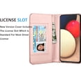 thumbnail image 5 of Galaxy A13 5G Case, A13 5G Wallet Case, Samsung Galaxy A13 5G 6.5 inchs PU Leather Case, Tekcoo Luxury Cash Credit Card Slots Folio Flip Cover [Detachable Magnetic Case] & Kickstand - Rose Gold, 5 of 6