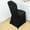 Rouge_Black, variant on Efavormart Spandex Fitted Folding Chair Cover Black with Ruched Swag Back and Foot Pockets – Durable Stretch Slipcover