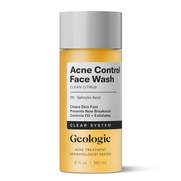 Jabón facial Geologie Acne Control con 2% de ácido salicílico, 180 ml