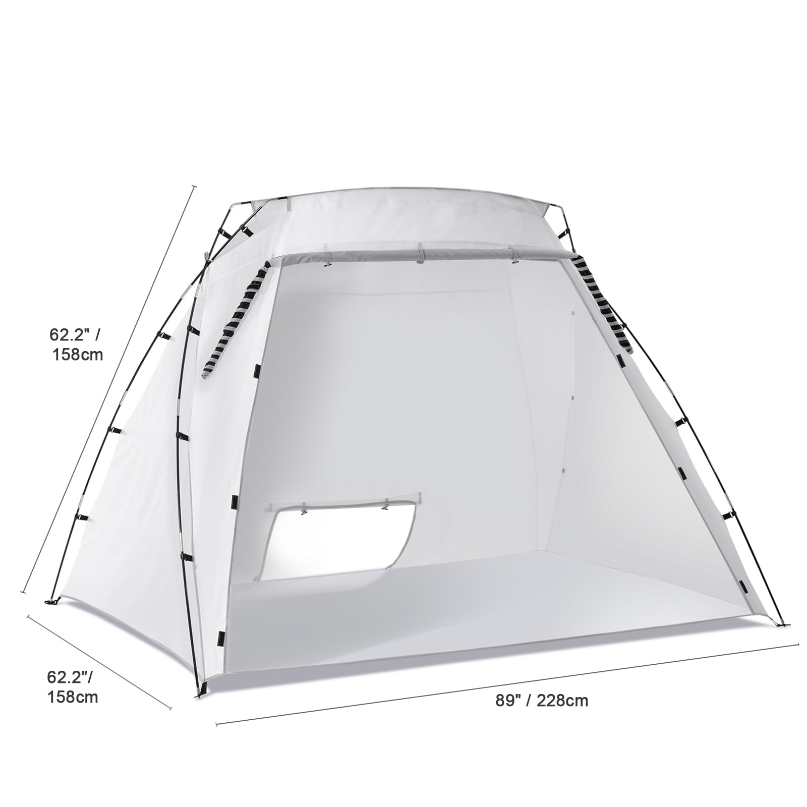 SKYSHALO Portable Paint Booth Oxford White Fabric Spray Paint