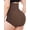 Dark Brown, variant on Tummy Control Shapewear for Women with Compression Clasps - High Waisted Tummy Tuck Body Shaper, Butt Lifting Bodysuit Fajas Moldeadoras, Firm Compression Waist Trainer Slimmer