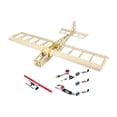 thumbnail image 2 of Balsa RC avión no ensamblado avión DIY 580mm coleccionables para jardín de patio trasero película paquete de energía Yotijar Juguetes de aviones, 2 of 8