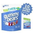 thumbnail image 4 of YumEarth, Gluten Free Gummy Bears, Strawberry, Cherry, Mango, Peach, 10 Snack Packs, 0.7 oz ea  Pack of 3, 4 of 7
