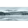 thumbnail image 2 of Deiter, Lori 32x18 Black Ornate Wood Framed with Double Matting Museum Art Print Titled - Foggy Mirror Lake, 2 of 4