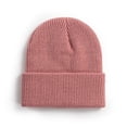 thumbnail image 2 of Qwertyu Ski Beanie Hats for Men Soft Warm Winter Knitted Hats Pink One Size, 2 of 3