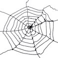 thumbnail image 1 of FRCOLOR halloween decoration Thread Halloween Spider Web Decoration Reusable Stretchable Spider Web Accessories (Black Spider Web),141.73"X141.73"X0.39", 1 of 4