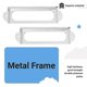 thumbnail image 5 of 40 set Office Library File Drawer Cabinet Card Tag Label Holder Metal Frame (Silver Tone), 5 of 5
