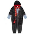 thumbnail image 2 of Harry Potter Big Boys Fleece Zip Up Costume Coverall Big Kid, 2 of 5