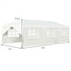 thumbnail image 3 of Costway Toldo Impermeable 3 x 9 m con 6 Paneles Laterales Rmovibles y 2 Puertas Glorieta con Palos Resistentes para Casamientos Playa Barbacoas Blanco, 3 of 10