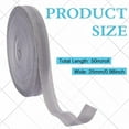 thumbnail image 2 of 50m Instant Hem Tape Gray Adhesive Iron Trousers Tape Fabric Edging Shorten Tape Hemming Ironning Ribbon Tape, 2 of 7