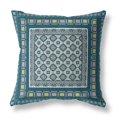 thumbnail image 1 of HomeRoots 411017 20 in. Bloc Intérieur & Extérieur à Fermeture Éclair Coussin & 44; Bleu & Beige, 1 of 1