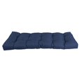 thumbnail image 3 of Blazing Needles 51-inch by 19-inch Tufted Solid Outdoor Spun Polyester Loveseat Cushion, 3 of 3