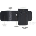 thumbnail image 5 of Yucurem Magnetic Gym Bag Sling Bag for Men Women, Water Bottle Sports Bag with Buckle Zipper, Portable Fitness Pouch Bag (Black), 5 of 10