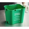 thumbnail image 2 of - 6 Quarts Kleen-Pail Pro Cleaning Bucket Green Color Plastic- Detergent Pail Cleaning Bucket with Bail Handle for Household Cleaning Mopping Kitchens Restaurants and Janitorial Use, 2 of 4
