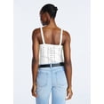 thumbnail image 4 of Scoop Women’s and Women's Plus Crochet Sweater Tank Top with Sweetheart Neck, Sizes XS-4X, 4 of 4