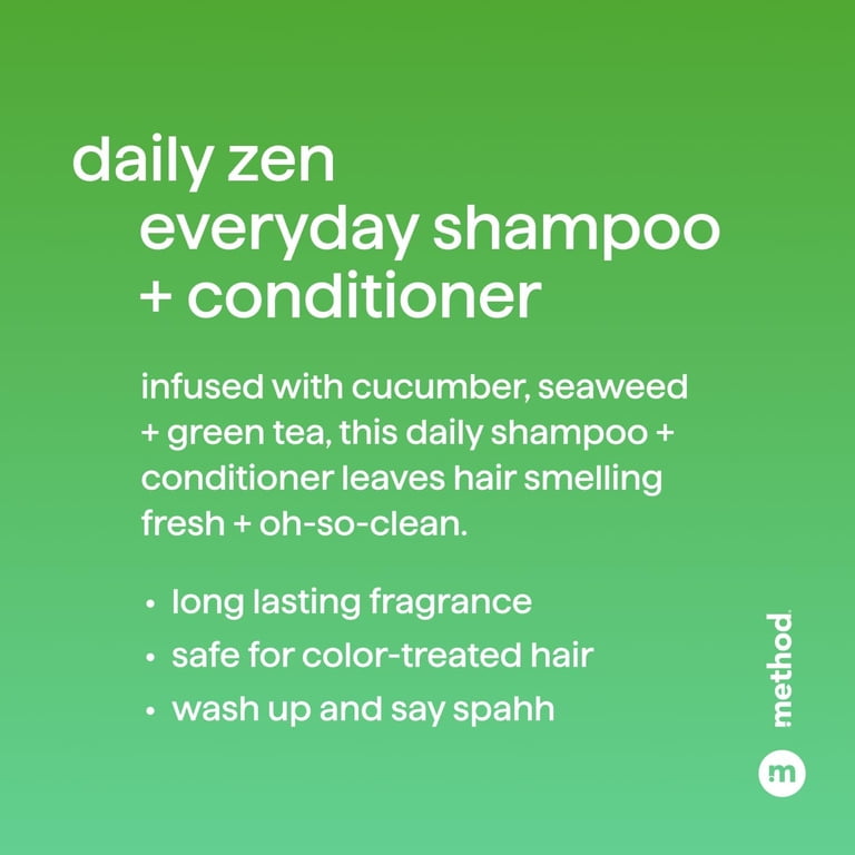 Method Daily Zen Every Day Hair Care Shampoo (14 oz) + Conditioner