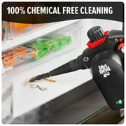 Dirt Devil Handheld Portable Steam Cleaner for Tile, Grout, Windows, Bathrooms, Kitchens, Fabric Steaming, 7-Piece Set, WD21010