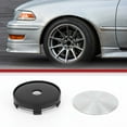 thumbnail image 2 of Unique Bargains 60mm 2.36" Silver Tone Black Wheel Hub Center Caps Wheel Hub Caps Cover Protectors, 2 of 7