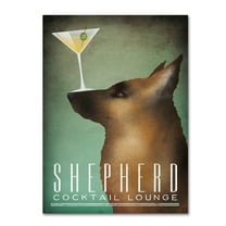 Trademark Fine Art 'Shepherd Martini' Canvas Art by Ryan Fowler