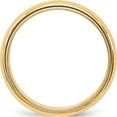 thumbnail image 2 of 14K Yellow Gold 5mm Milgrain Half-Round Wedding Band (Size 8) Made In United States m050-8, 2 of 5