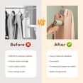 thumbnail image 4 of Garment Steamer Hanging Ironing Board,Ironing Board Pad with 360° Rotating Hook, Ironing Heat Resistant Mat, Portable Folding Ironing Board for Sewing Room/Traveling/Home, Gray White, 4 of 8