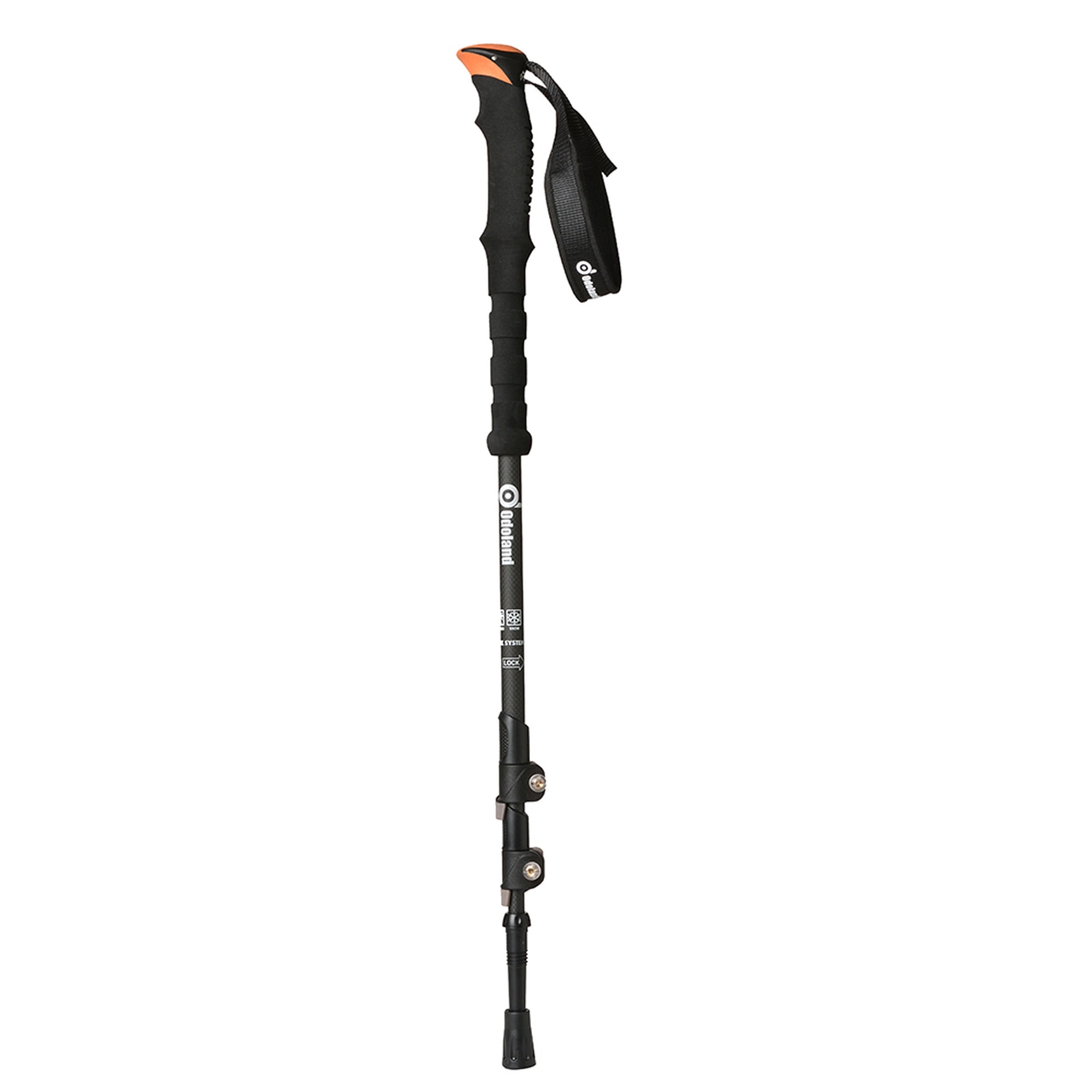 US Ultralight Carbon Fiber External Quick Lock Trekking Pole Walking Stick WF