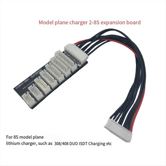 New 2S 3S 4S 5S 6S 7S 8S Lithium Expansion Board Balance Charger Charging Adaptor Plate XH Balanced Interface Adaptor