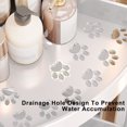 thumbnail image 6 of Chanana 5-Tier Bathroom Corner Shelf with Wheels, Adjustable Height, No-Drill Storage, White, 6 of 9
