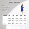 thumbnail image 5 of Hansber Women's Praise Dance Dress Metallic Patchwork Worship Tunic Irregular Hem Lyrical Dancewear Garment Burgundy XL, 5 of 5