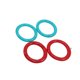 thumbnail image 2 of Anillo cruzado inflable Summer Beach Water Play Anillos de piscina de natación al aire libre flotantes, 2 of 3