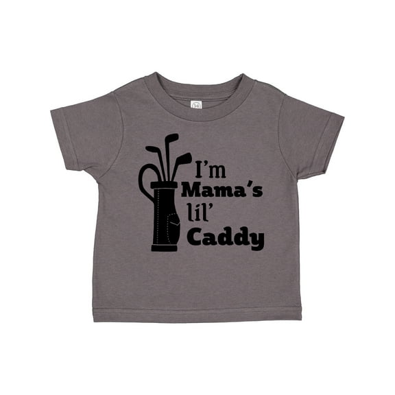 Inktastic I'm Mama's Lil' Caddy- golf for kids Boys or Girls Toddler T-Shirt