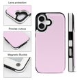 thumbnail image 5 of Wallet Case For Apple iPhone Air / 17 Pro / 17 Pro Max Series with Card Holder, PU Leather Kickstand Card Slots Screen Protector Included For iPhone 17 Series, Pink Lace, 5 of 8