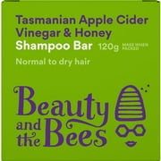 Beauty and the Bees Apple Cider Vinegar Hair Tonic SHAMPOO BAR 100% All Natural - Chemical & Sulfate Free - 4oz