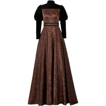 Elegant Victorian Gothic Dress for Women Long Gown Outfit Perfect for Stage Performance