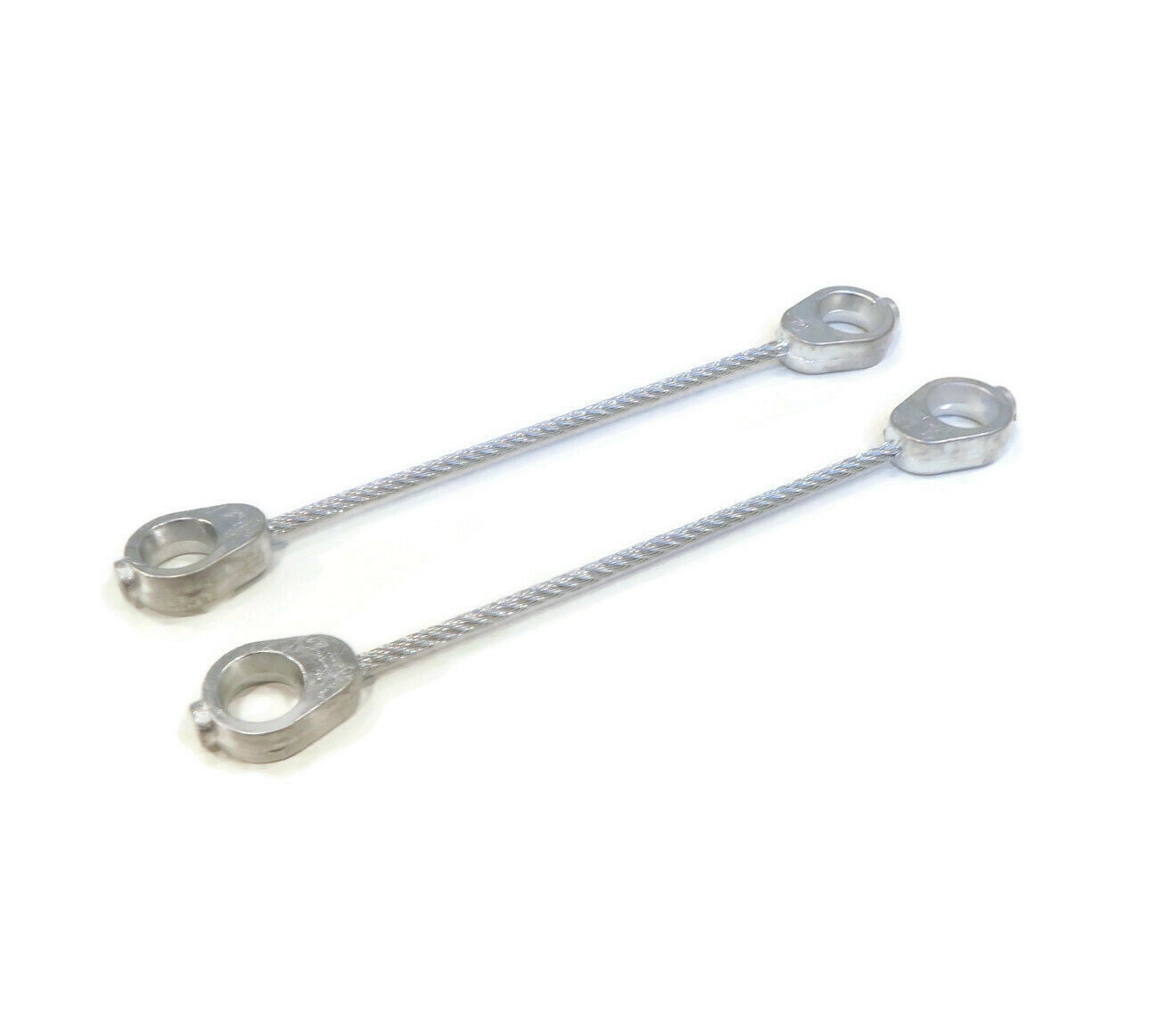 The ROP Shop | Set of 2 Deck Lift Cables for 2003 Ryobi 13ap608g129, 13aq609g033 \u0026 13ar609g022, Silver