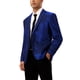 thumbnail image 4 of CHAQUETAS DEPORTIVAS BRILLANTES INSPIRAR CHIC PARA HOMBRES, BLAZERS DE UN BOTÓN Y UN SOLO PECHO PARA FIESTAS DE BODA M AZUL MARINO, 4 of 5