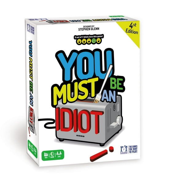 R&R Games You Must Be an Idiot Family Game