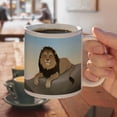 thumbnail image 4 of Lion on a Rock White Mug, 4 of 4
