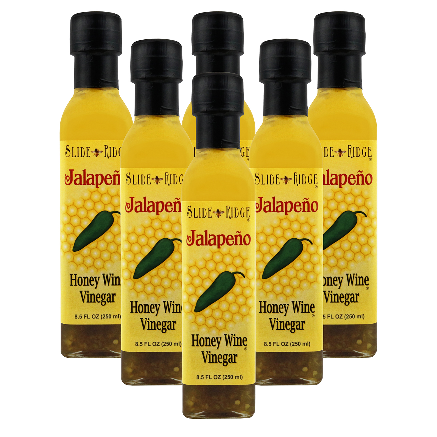 Slide Ridge Jalapeno Honey Wine Vinegar 8.5 fl oz Create enticing