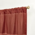 thumbnail image 2 of Nicole Miller New York Dunbar Light Filtering Rod Pocket Curtain Panels, 50"x96", Burnt Sienna, Set of 2, 2 of 7