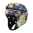 thumbnail image 4 of EHJRE Rugby Helmet Football Helmet Adjustable Scrum Cap Sports Cap Rugby Headguard for Match Training Pitcher Soccer Goalkeeper Hat Blue Yellow, 4 of 9