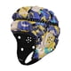 thumbnail image 4 of Casco de rugby Casco de fútbol Equipamiento Amortiguación Transpirable Ligero Deportes Azul Amarillo, 4 of 9