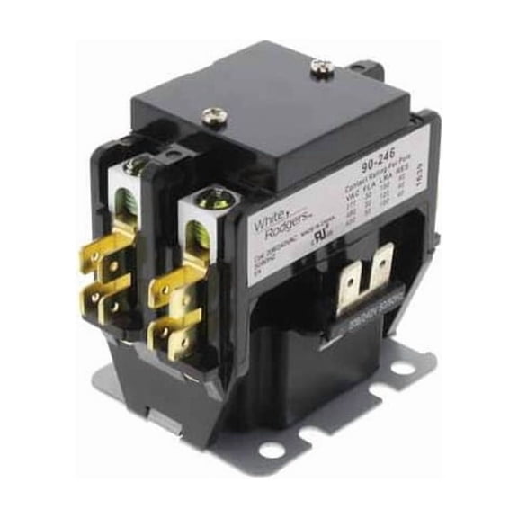 White-Rodgers Contactor,2 Pole, 208/240VAC, 30 Amps 90 246S1