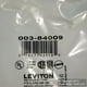 thumbnail image 3 of Placa de pared Leviton de 2 elementos con palanca de acero inoxidable 84009, 3 of 3